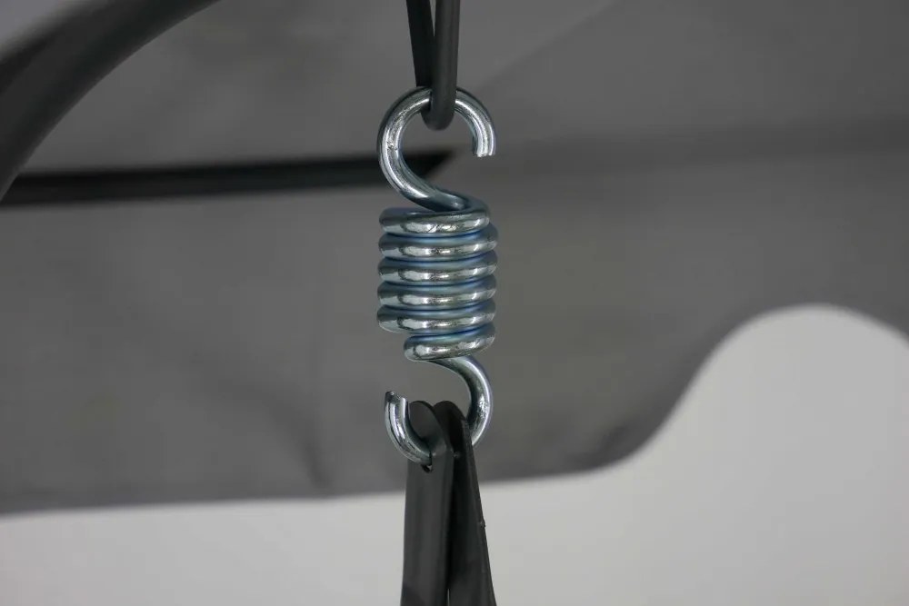 Zorita Kerti hintaágy szürke 170 cm