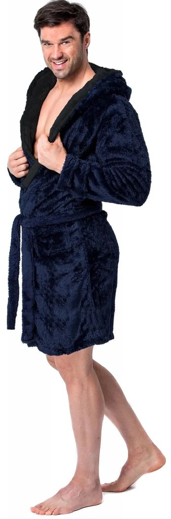Jordan Navy Black men fürdőköpeny L