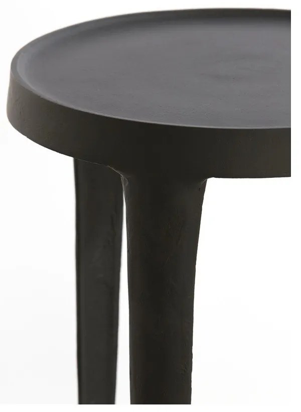 Fém kerek tárolóasztal szett 2 db-os ø 35 cm Tobias – Light &amp; Living