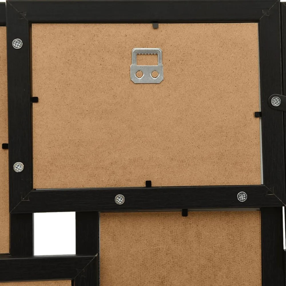 fekete MDF fényképkeretszett 24 db 10 x 15 cm-es képhez
