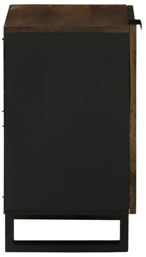 Fürdőszoba Szekrény 38x33,5x58 cm tömör mangófából
