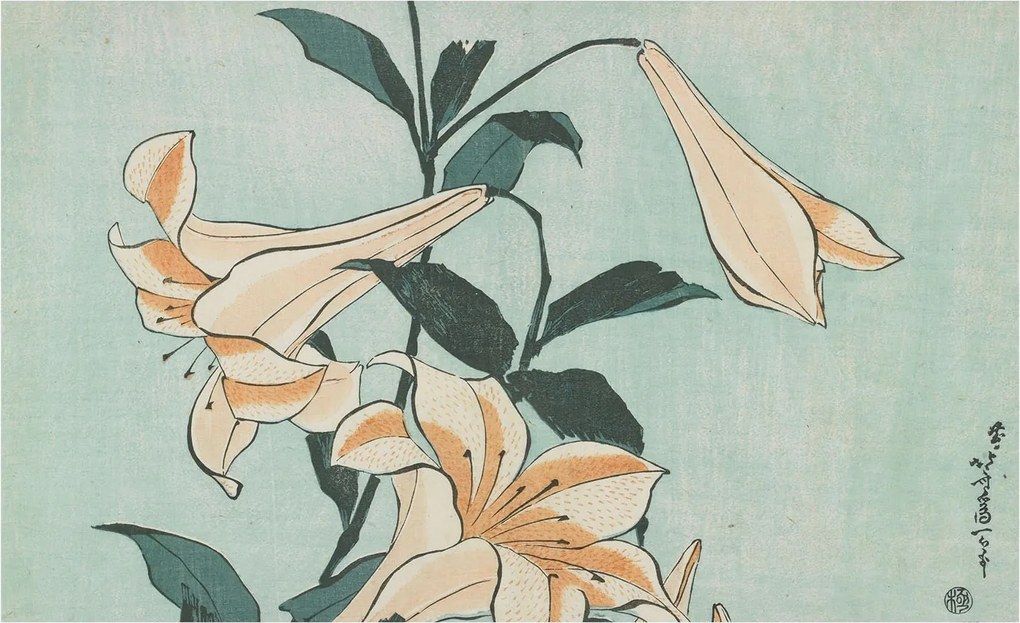 Fali fotótapéta Étkezőbe Finom liliomok 416x254 Ragasztó