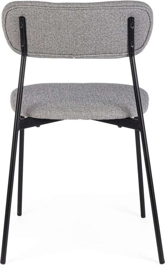 Szürke kárpitozott étkezőszék Inka – Yes Everyday