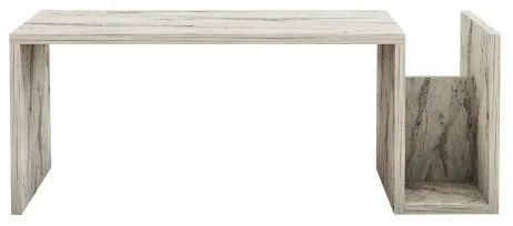 MONEL dohányzóasztal, szürke márvány dekor