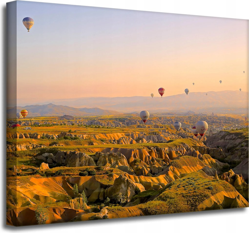 Vászonkép Természet Repülés Léggömb Kanyon 50x40