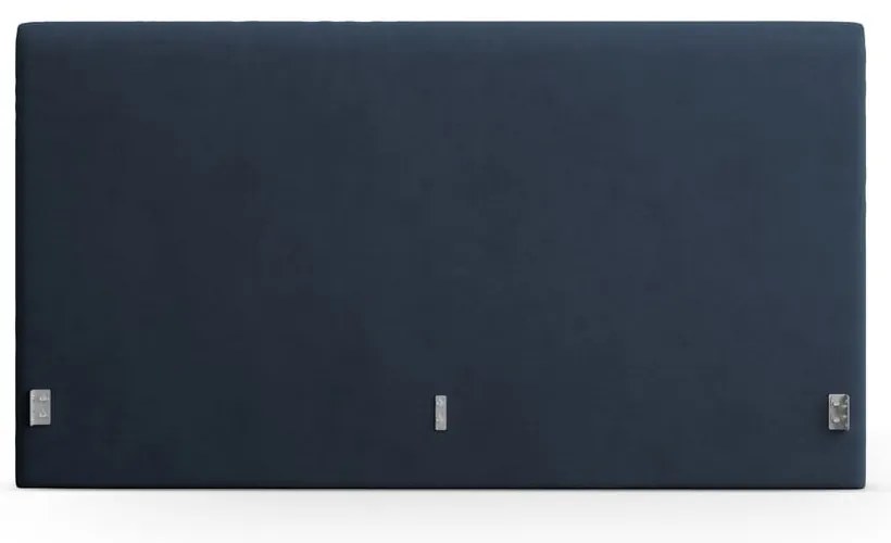 Sötétkék kárpitozott ágytámla 190,5x100 cm Remo – Micadoni