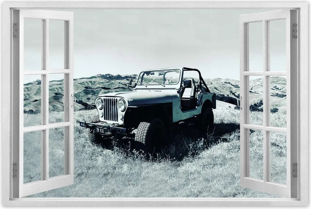 Poszterek 120x80 Jeep Wrangler Retro fotó