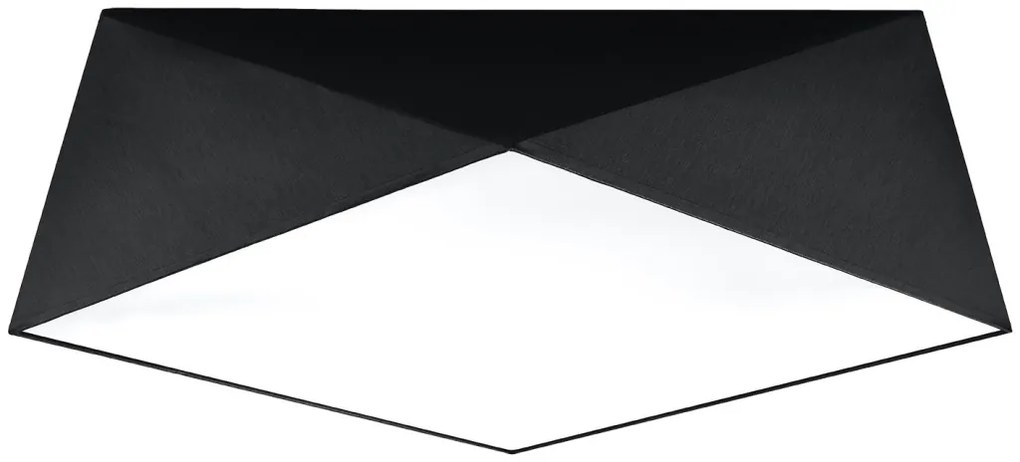 SOLLUX SL-0693 HEXA Modern Mennyezeti Lámpa Fekete E27 IP20