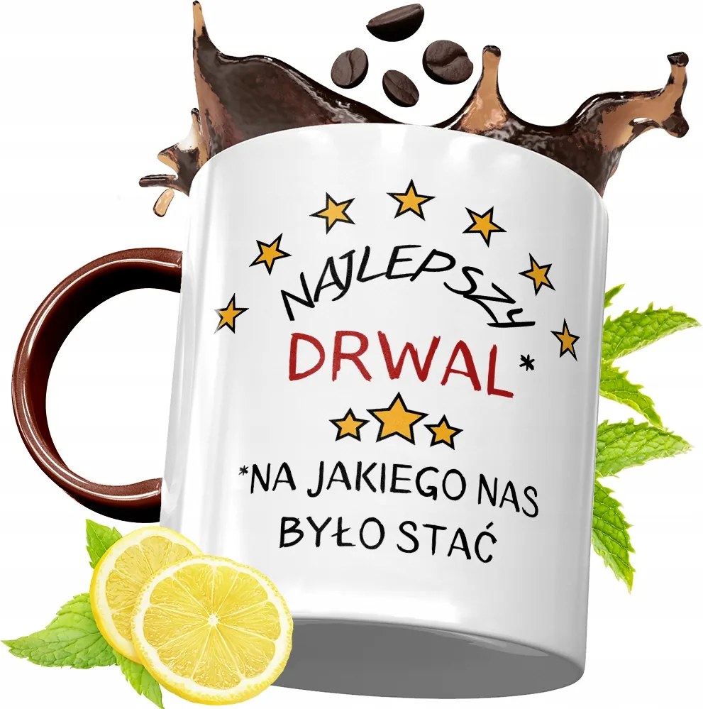 Bordó Bögre Favágónak Születésnapi Ajándék fényképes nyomattal