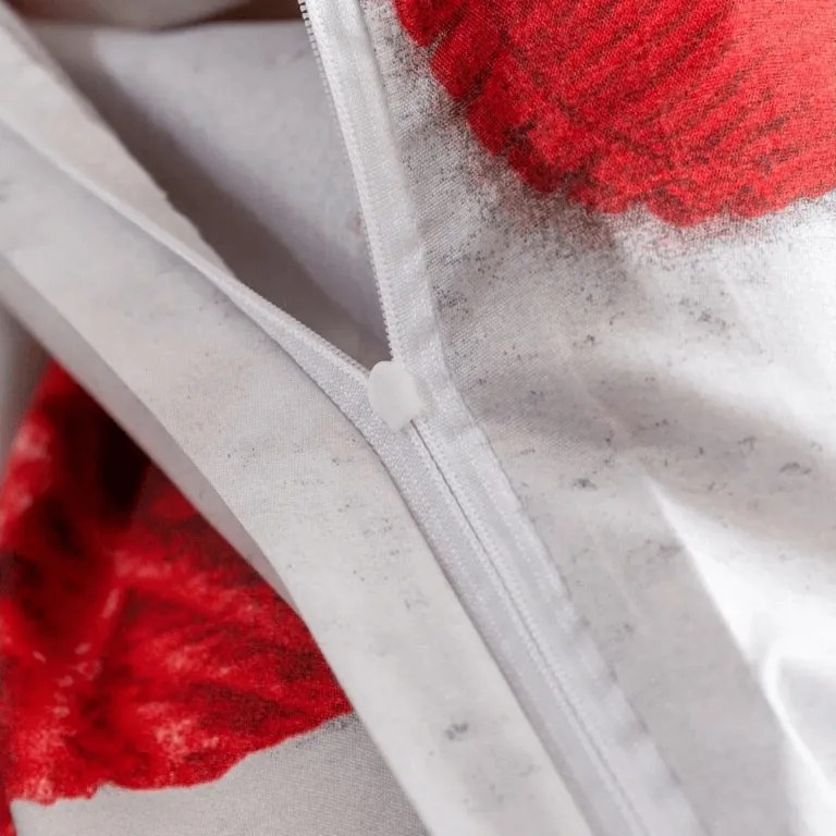 Mikroszálas ágyneműhuzat VELHEART piros Ágyneműhuzat mérete: 2 db 70 x 80 cm | 160 x 200 cm