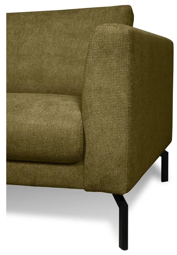 Mustársárga kanapé 216 cm Gomero – Scandic