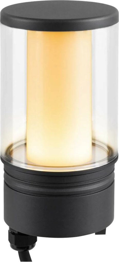 Big White Slv M-pol M Polehead antracit, 11 W, 590/660 lm,