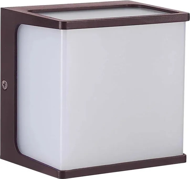 V-tac Led kerti fali lámpa 8W IP65 Barna 4000K 800lm VT-708