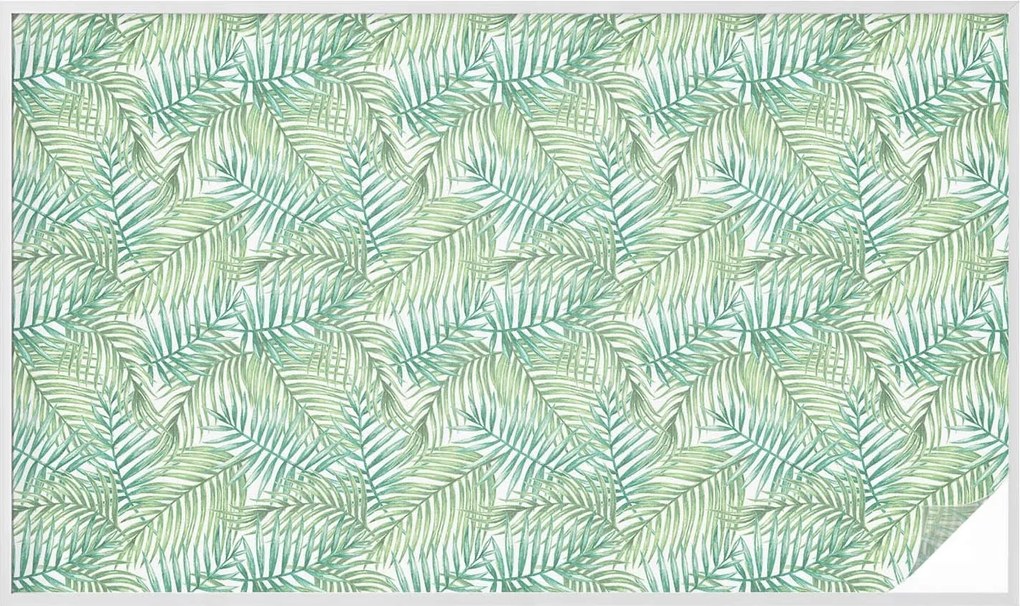 Ablakfólia Öntapadós Adatvédelem Zöld páfrány 200x116 cm