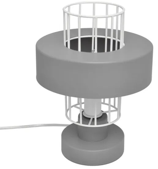 Asztali lámpa VOLTA 1xE27/15W/230V szürke