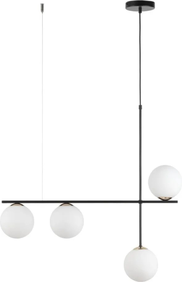 SIGMA LIGHTING 33691 SILIA Többágú Függesztett Lámpa Fehér, Fekete G9 IP20