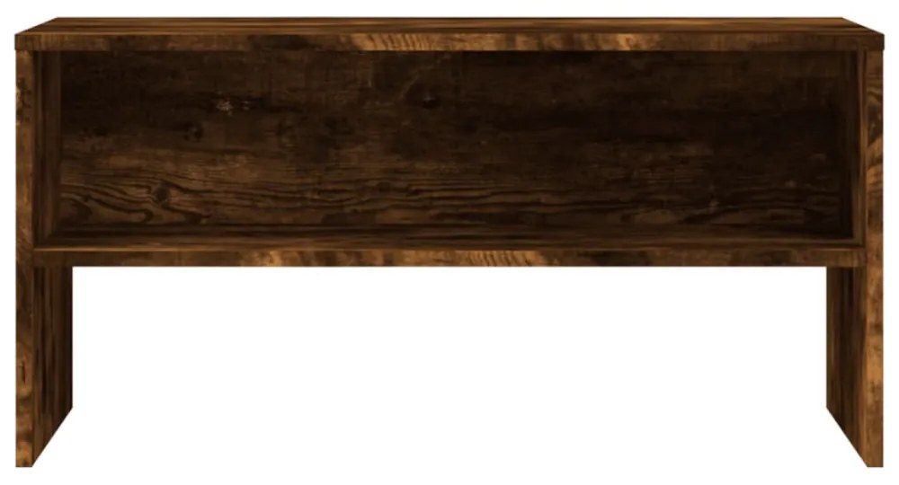 füstös tölgy színű szerelt fa TV-szekrény 80 x 40 x 40 cm