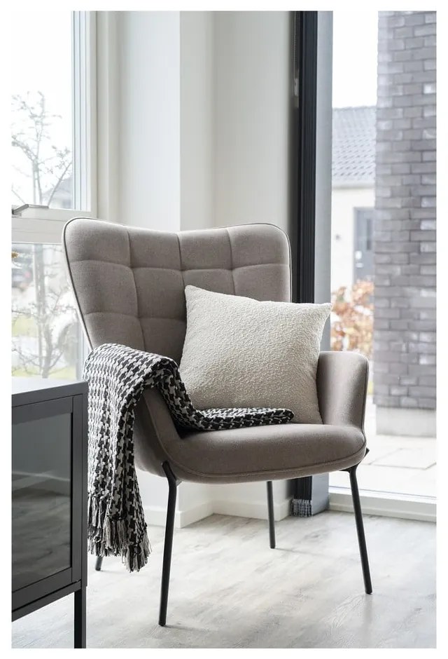Világosszürke füles fotel Glasgow – House Nordic