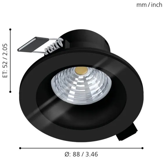 Eglo 99493 - LED Dimmelhető fürdőszobai lámpa SALABATE LED/6W/230V 2700K IP44