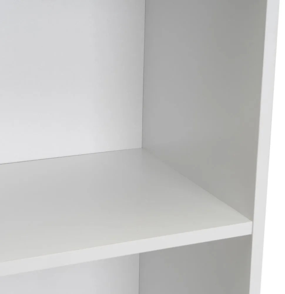 Fehér könyvespolc 30x106x24 cm Cube – Casa Selección