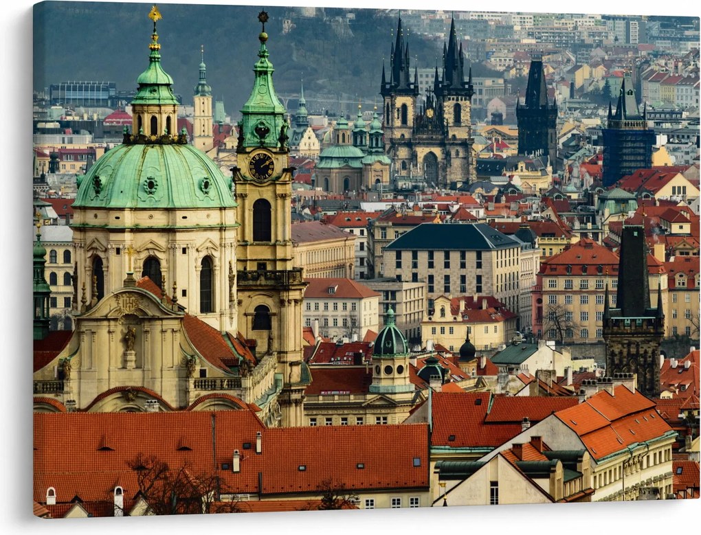 Kép - Prágai panoráma (70x50 cm)