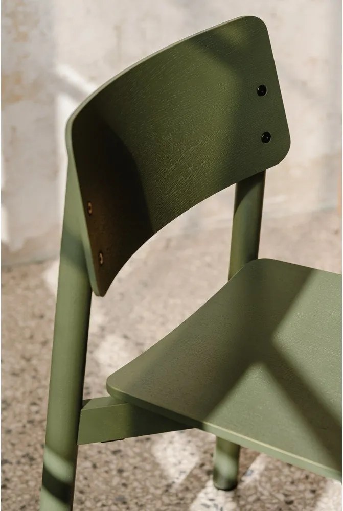 Zöld rakásolható étkezőszék Wem – noo.ma