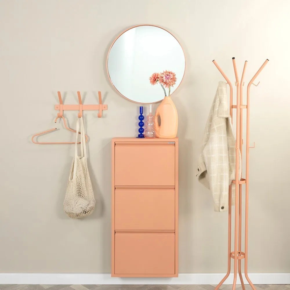 Lazacszínű fém fali fogas 40 cm Dexter – Spinder Design