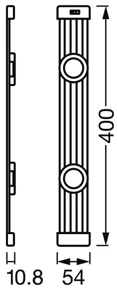 Ledvance - LED Dimmelhető bútorvilágítás érzékelővel LINEAR 2xLED/3,5W/230V