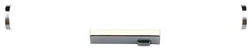 Fényes ezüstszínű LED fali lámpa Mattimo – Trio