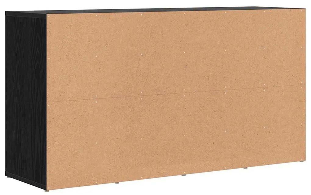 Cipőpad polcokkal Egyéb Musta tammi 103 x 30 x 54.5 cm Faanyag