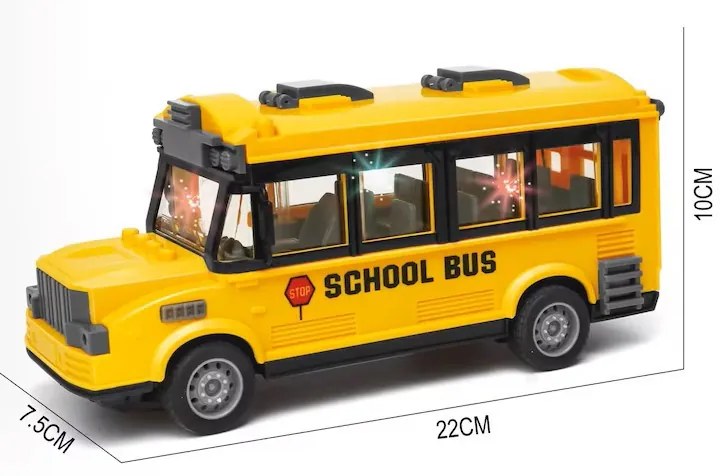 Távirányítós Játék Iskolabusz 22 cm