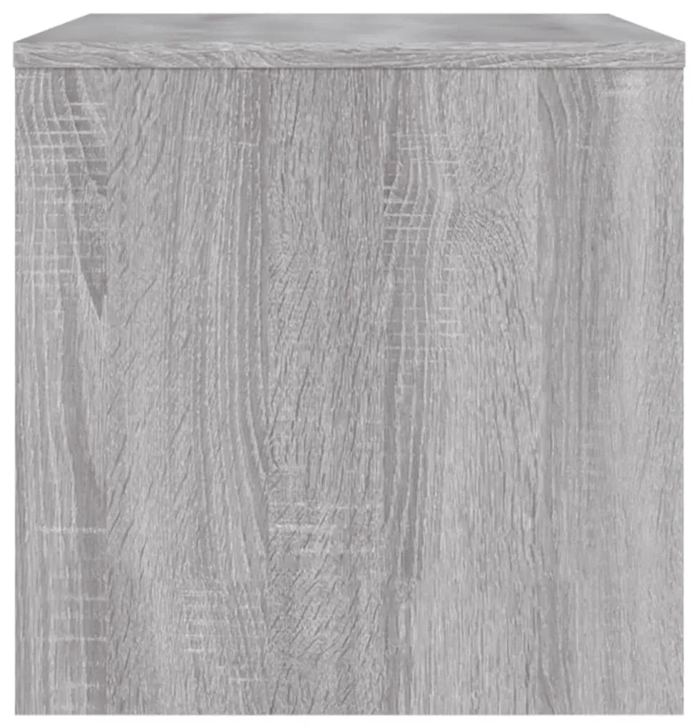 szürke sonoma szerelt fa TV-szekrény 80 x 40 x 40 cm