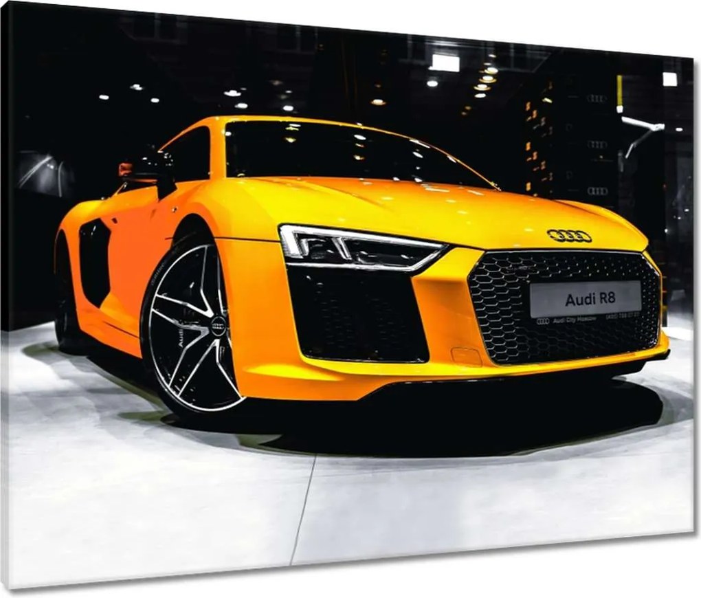 Vászonkép 80x60 Sárga Audi R8