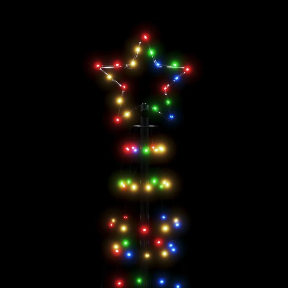 színes LED karácsonyfa tüskékkel 570 LED 300 cm