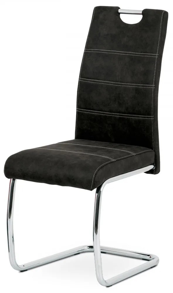 Scaun modern cu baza Sled Culoare negru Hc-483
