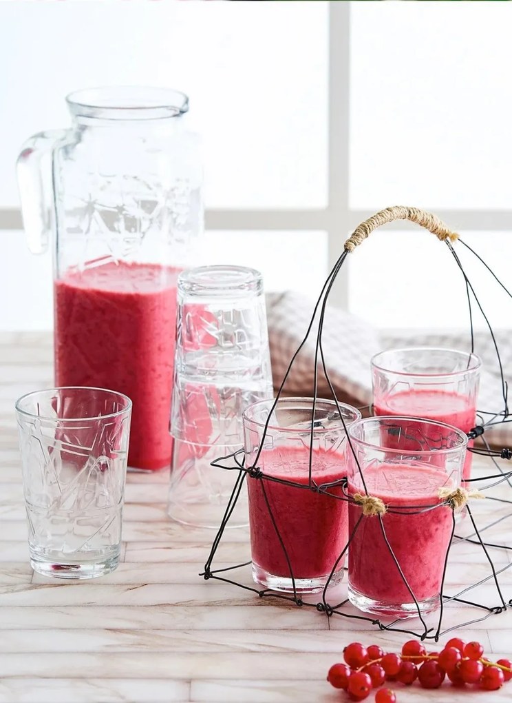 6 részes üveg pohár szett 205 ml