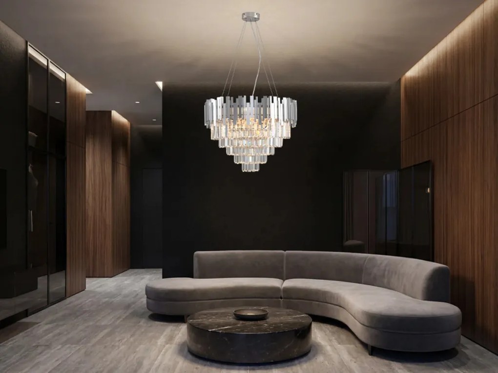 NEDES N2212 PLAZA Kristály Függesztett Lámpa IP20