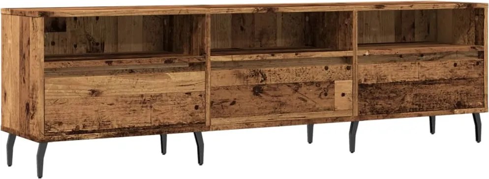 vidaXL antik fa színű szerelt fa TV-szekrény 150 x 30 x 44,5 cm