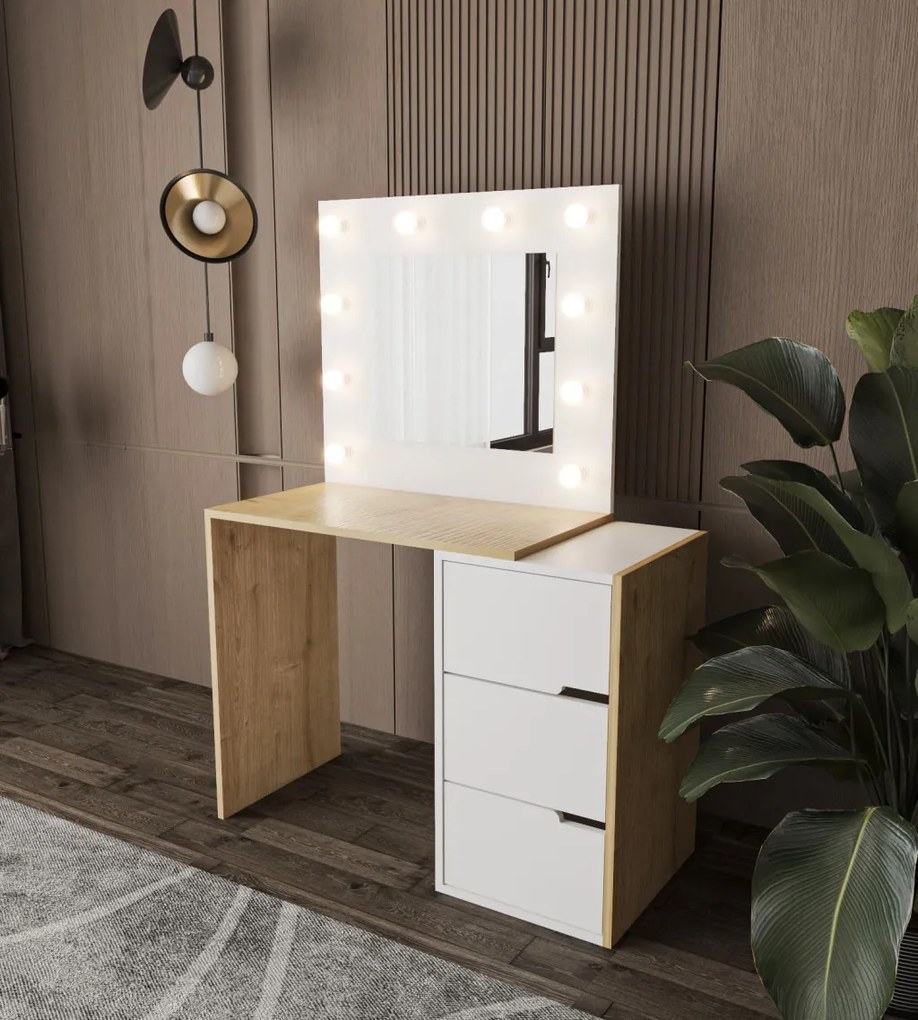 Modena Hollywood - Sapphire Oak, White
