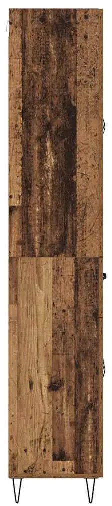 Magasfiú fiókkal Öreg fa 69,5 x 34 x 180 cm Faanyag