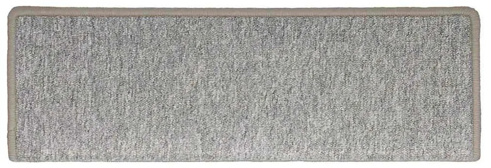 30 db világosszürke lépcsőszőnyeg, téglalap alakú széllel, 65 x 21 x 4 cm