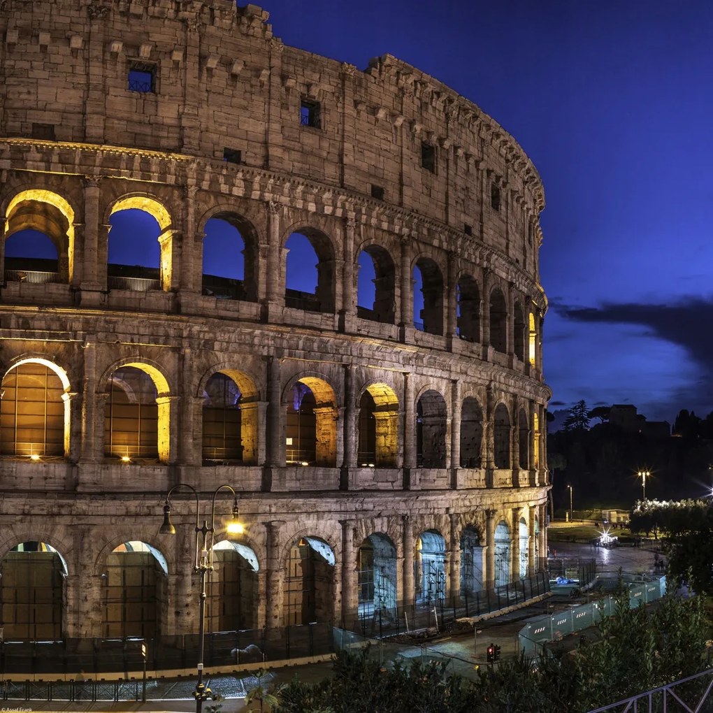 Poszter 40x40cm Híres római Colosseum 2, Assaf Frank