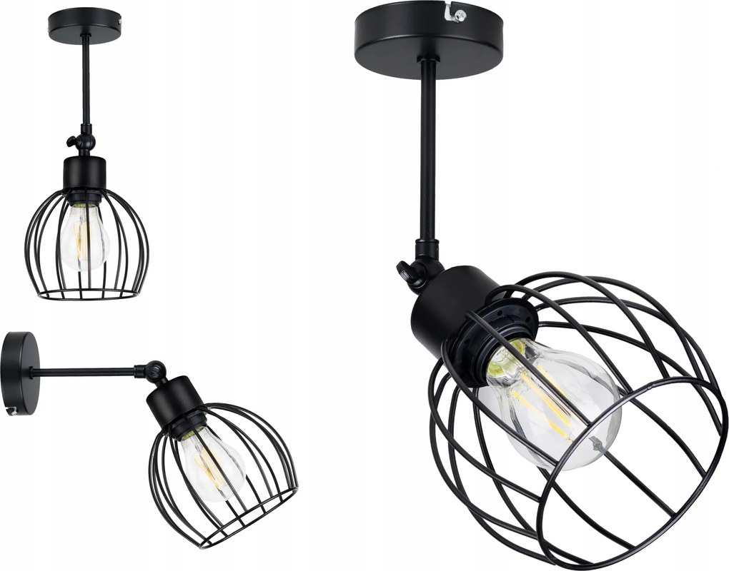 Függő Lámpa plafon mennyezeti csillár Loft Gömb 1