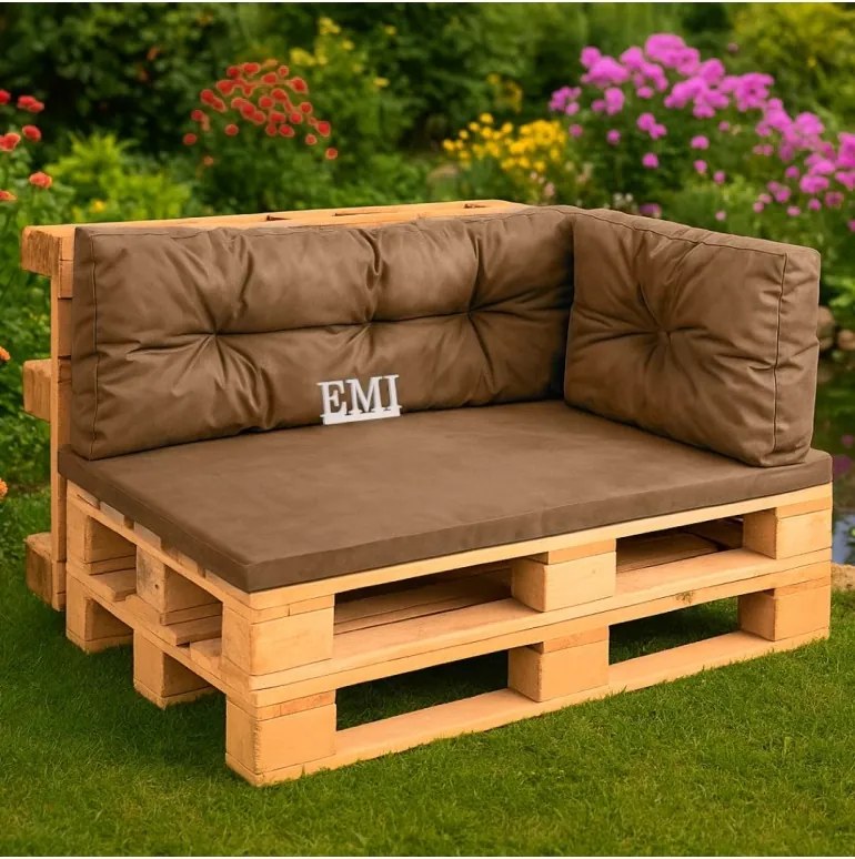 EMI kerti raklap párna szett 3db barna