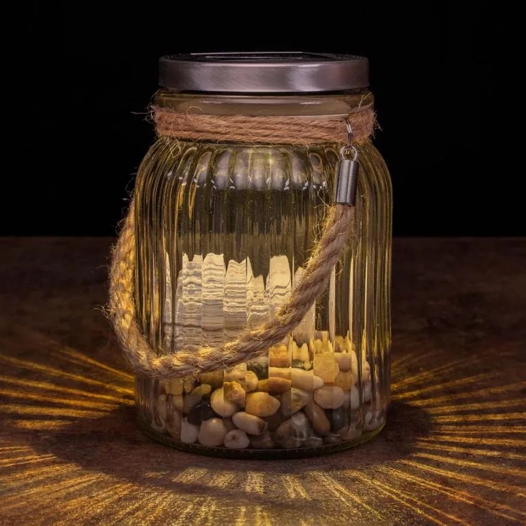 Napelemes világítás 3x LED meleg fehér