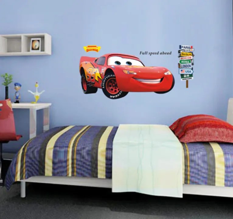 Vidám Fal Matrica Villám McQueen Verdák Cars