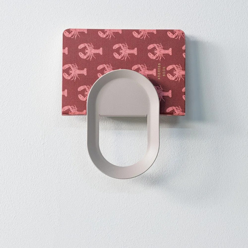 Világosbarna fali acél akasztó Coucou – Spinder Design