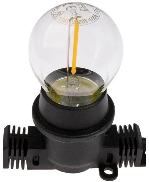 Kültéri dekorációs fénylánc MIMOSA 20xE27/1,3W/230V IP44 20m