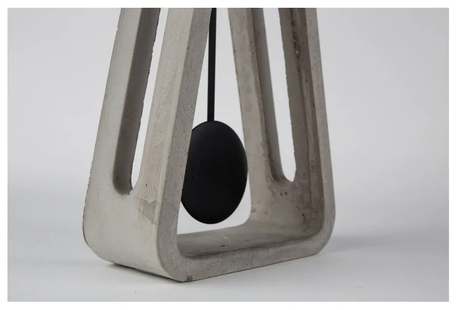 Pendulum szürke beton asztali óra - Zuiver