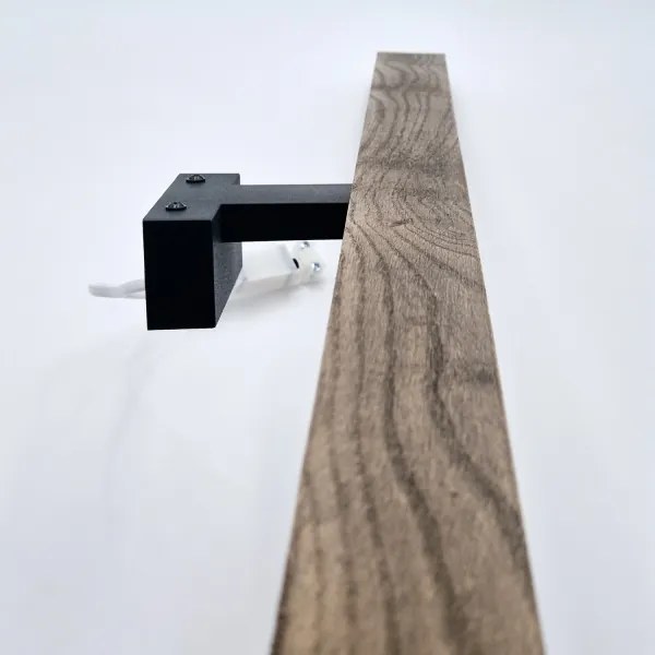 Brilagi-LED Fürdőszobai tükörmegvilágítás WOODY MIRROR LED/15W/230V IP44 tölgy/fekete